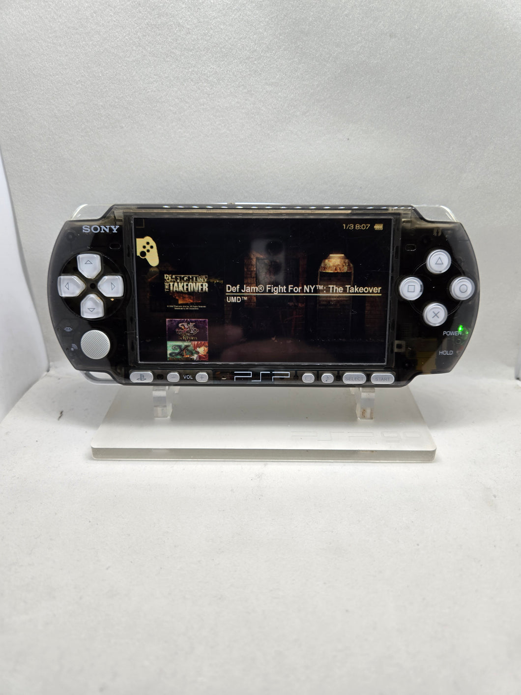 Psp 3000 clear black/white