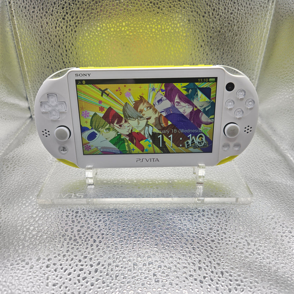 Ps vita 2000 (white/lime green)